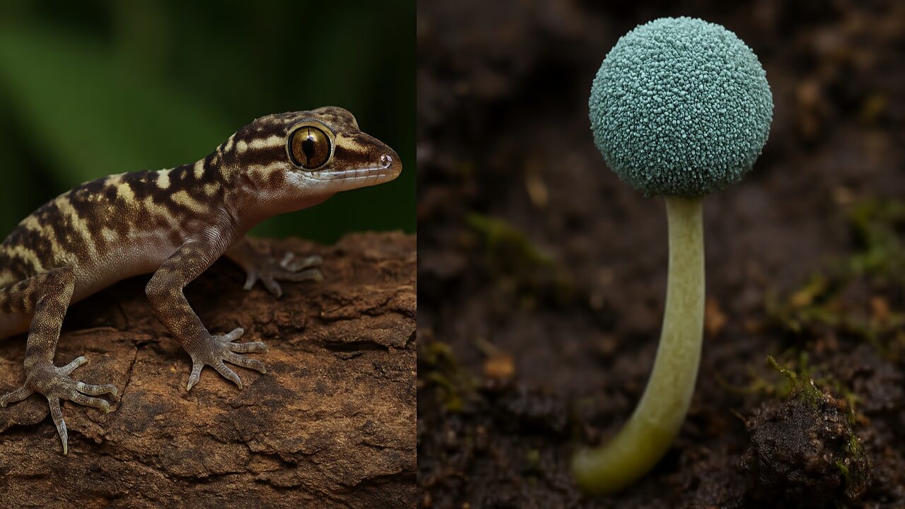 New Gecko and Fungal Species Discovery